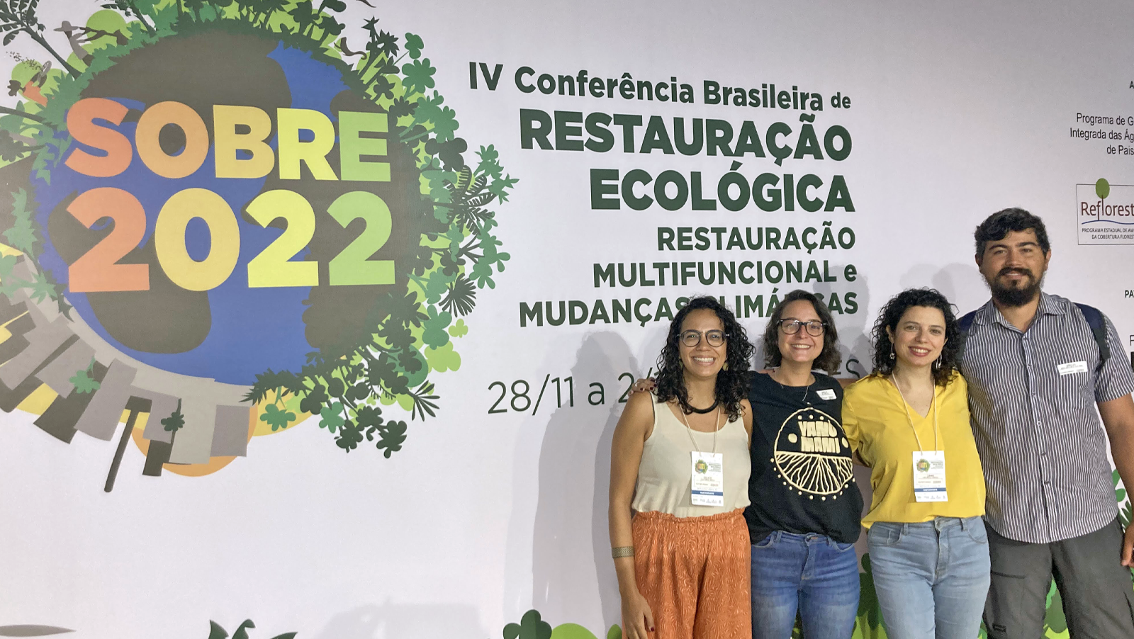 Restauração ecológica com sementes foi destaque na SOBRE2022