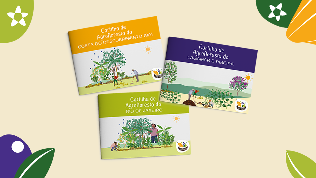 Projeto SiAMA lança cartilhas de agrofloresta com foco em regiões da Mata Atlântica